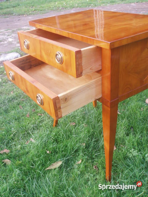 Stolik z szufladkami Biedermeier Meble Proboszczów