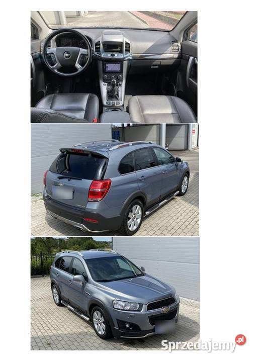 Chevrolet Captiva wersja LT bogata 4x4 reflektory ksenonowe pomorskie Lębork