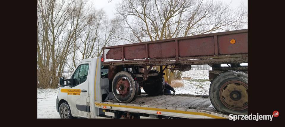 Przyczepa d 45 sztywna zarejestrowana nieuszkodzony Przyczepy rolnicze Iłża