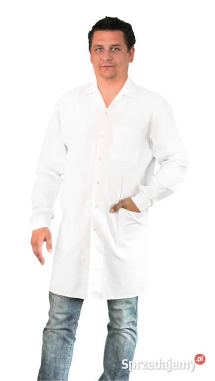 Fartuchy labolatoryjne damskie męskie bawełna śląskie Katowice sprzedam