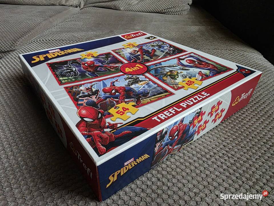 Marvel SpiderMan puzzle 4in1 Trefl małopolskie Kraków