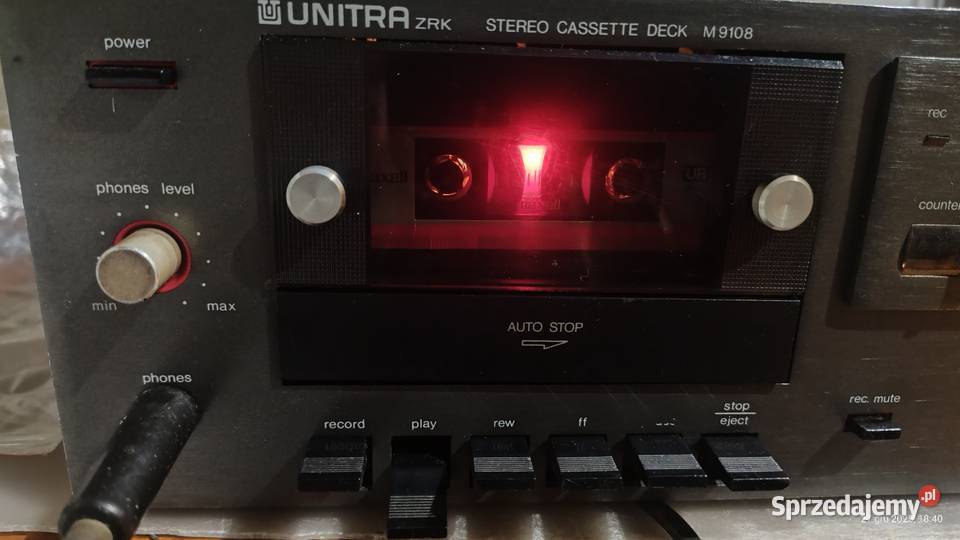 magnetofon M 9108 unitra ZRK grający Piotrków Trybunalski