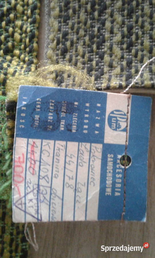 Pokrowce fiat 125p łada 2103 2106 podlaskie Łomża
