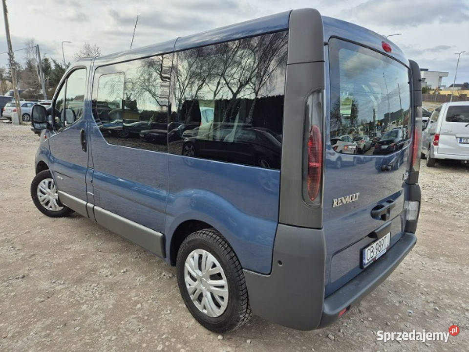 Renault Trafic inwalidy Benzyna Zadbany szary Bydgoszcz