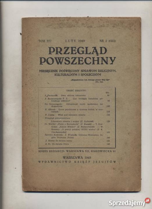 Przegląd Powszechny Tom227 2 683 zachodniopomorskie Szczecin
