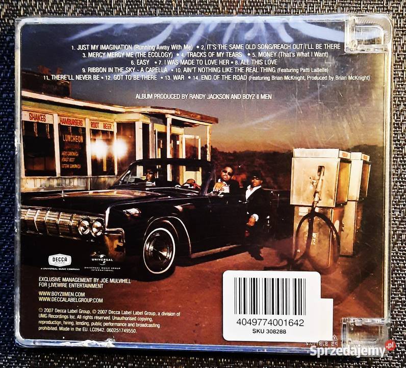 Album CD BOYZ II MEN Album Motown Hitsville USA CD Katowice