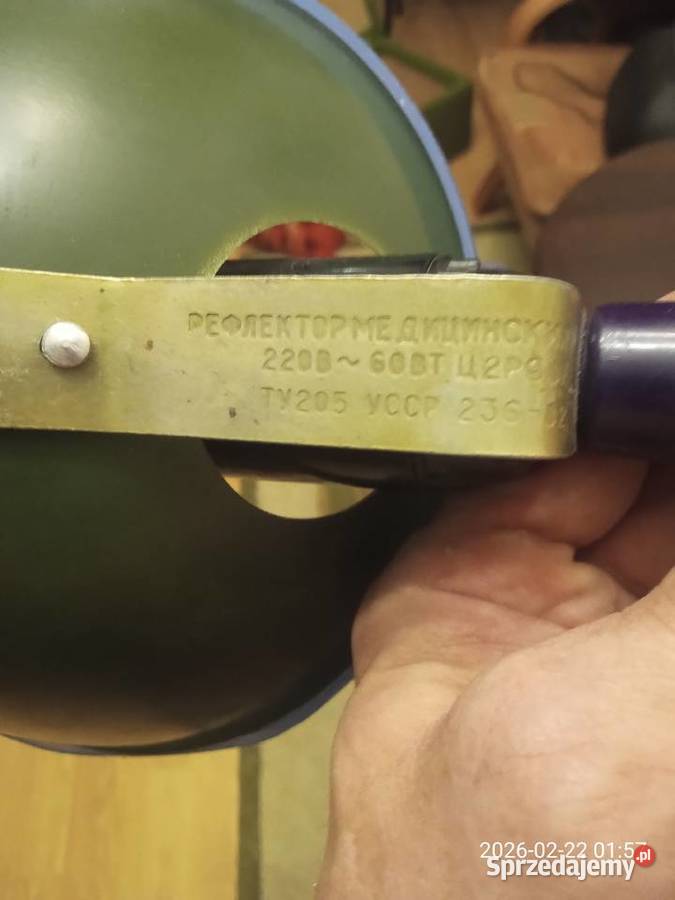 Sowiecka lampa medyczna Karczew
