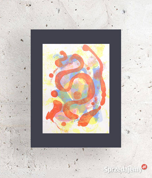 kolorowa abstrakcja 30x40 nowoczesny obraz pomorskie Gdańsk