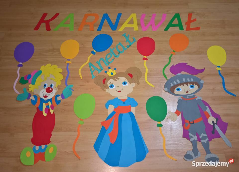 Dekoracje na Karnawał z brystolu 504 102 444 Garwolin