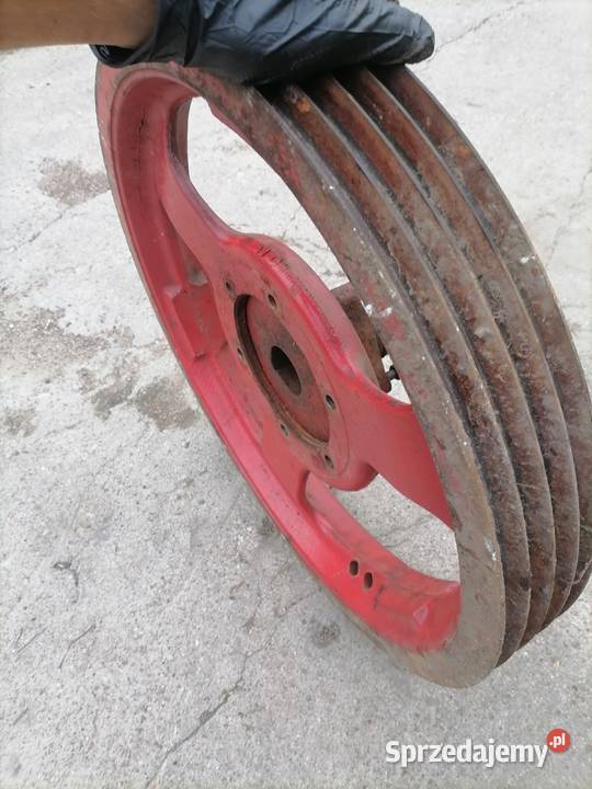 Koło pasowe napęd młocarni silnik podajnik IHC Łomża