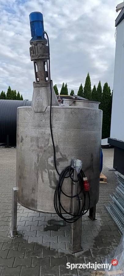 Zbiornik mieszalnik ze stali nierdzewnej z sprzedam