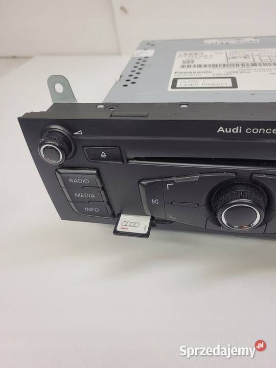 RADIO ZMIENIARKA CD AUDI A4 B8 A5 Q5 8T2035186P Sprzęt audio fabryczny Przystajń