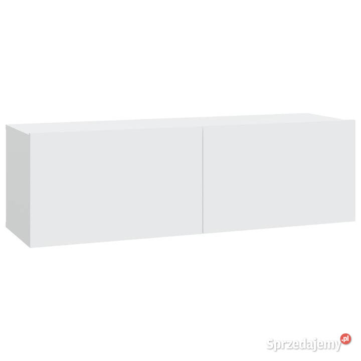 Szafki ścienne pod TV 2 białe 100x30x30 WM804544 Warszawa