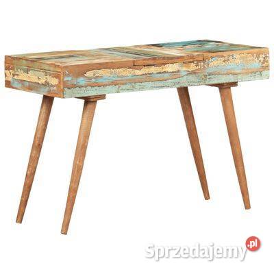 vidaXL Toaletka z lustrem 112x45x76 lite drewno mazowieckie Warszawa