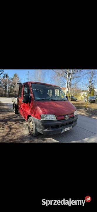 Peugeot Boxer 28 Hdi Doka 7 Osob 2004 Zamiana Napęd przednia oś Kielce sprzedam