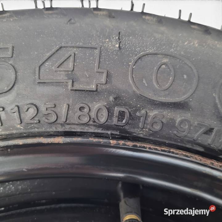 KOŁO DOJAZDOWE Kia Soul Hyundai 12580 D16 R16 Samochodowe Samochodowe Chełm