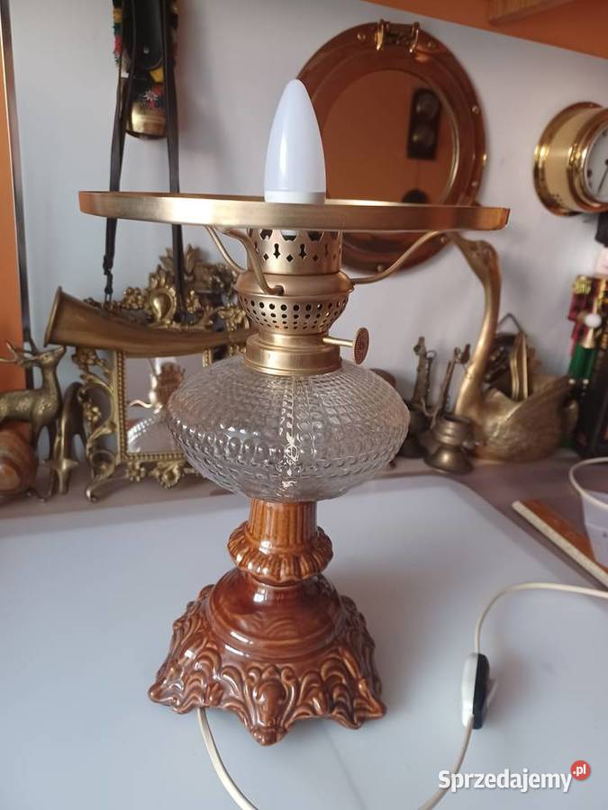 Lampa stołowa PRL Lampy stołowe i nocne Poznań sprzedam