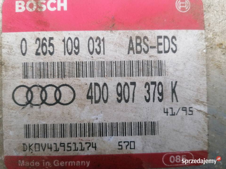 Audi a4 b5 18 ADR Sterownik ABS 4d0 907 379 K Jędrzychów