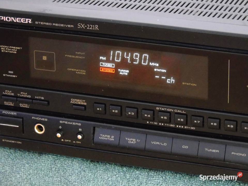 Wzmacniacz z radiem Pioneer SX221R sprawny