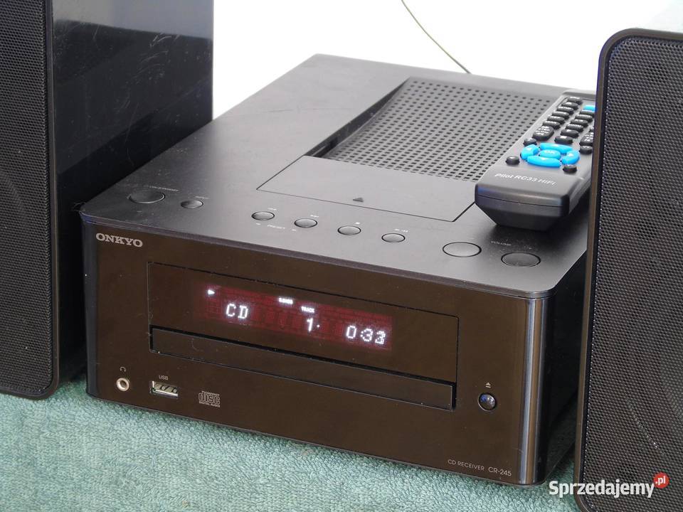 Wieża Onkyo pilot USB mp3 CD RDS AUX kol DOSTAWA Jasło sprzedam