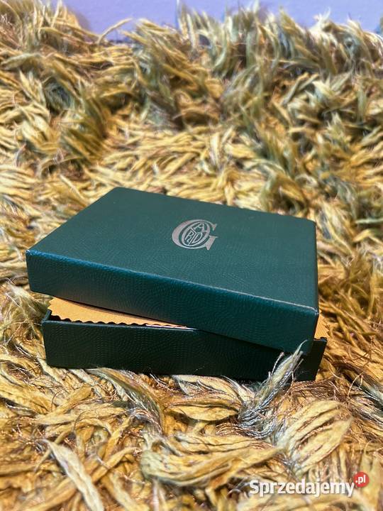 Luksusowy portfel Goyard czarny z pudełkiem Moda i Styl Wałbrzych