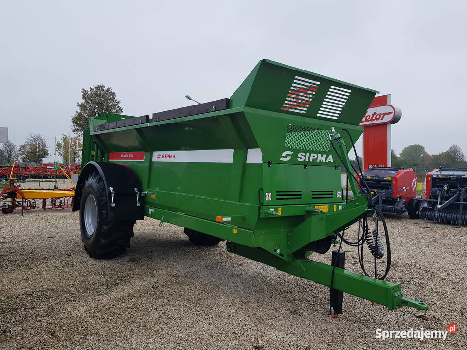Sipma Tajfun 800 Rozrzutnik Obornika 8 t sprzedam