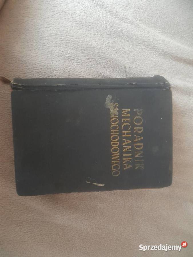 Poradnik mechanika samochodowego 1955 Słupsk sprzedam