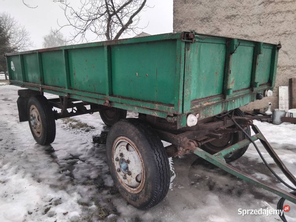 Przyczepa sztywno 4 T nieuszkodzony Napole