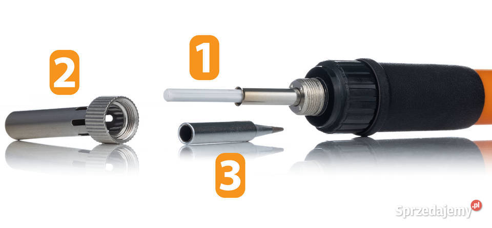 Lutownica 80W Orange Mastiff Zestaw 12w1 LCD 6 Ludźmierz