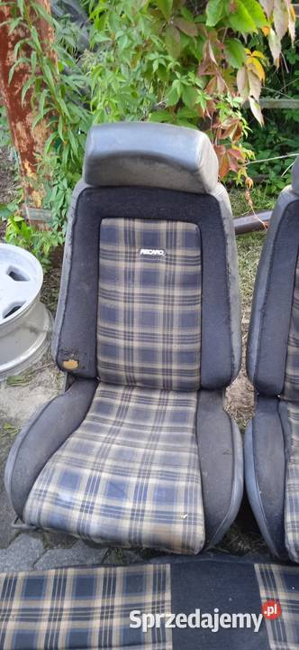 Fotele RECARO Opel Manta B Ascona B wnętrze Łódź