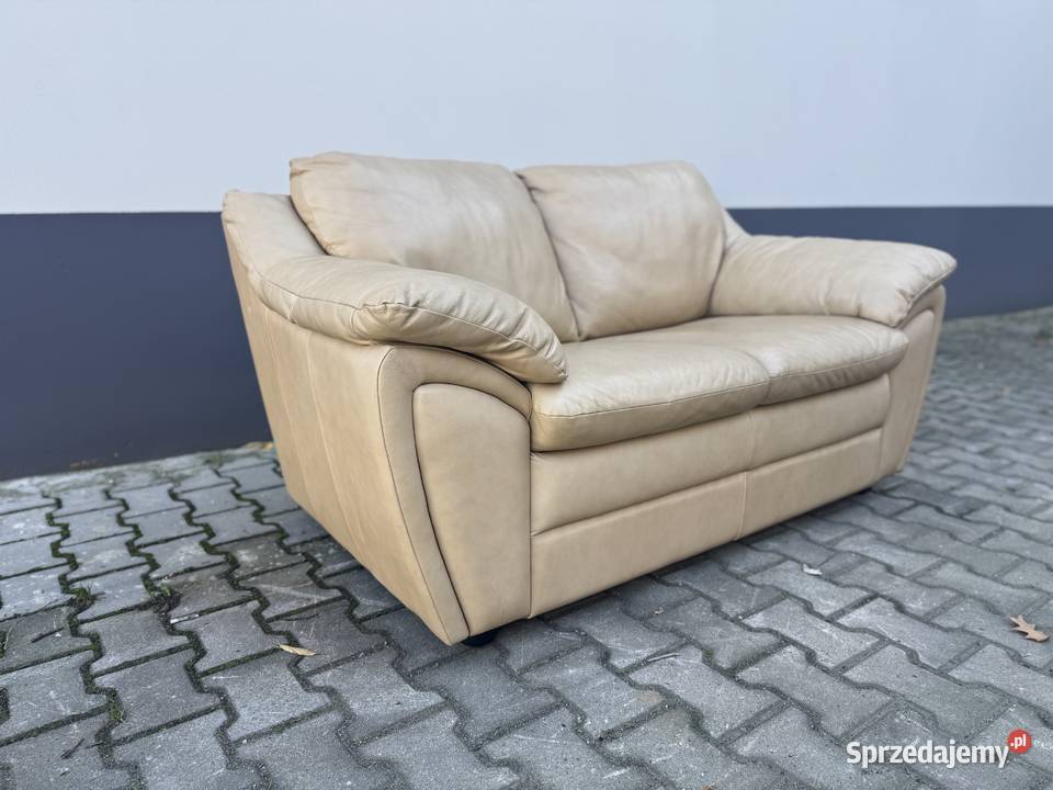 Sofa ze skóry naturalnej Okazja Bielsko-Biała