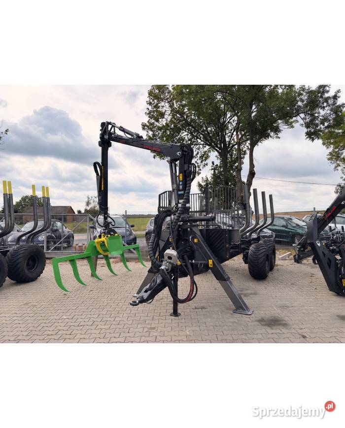 Zestaw zrywkowy PALMS przyczepa PALMS 8D z łódzkie sprzedam