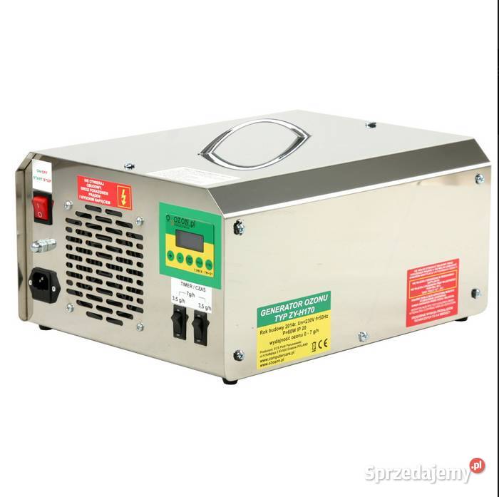 Generator ozonu przemysłowy ZYH170e wydajność Gorzów Wielkopolski
