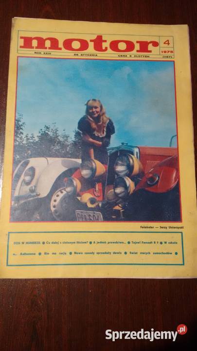 MOTOR 4 1975 renault r 9 seat 132 2082 miękka Czasopisma Stalowa Wola
