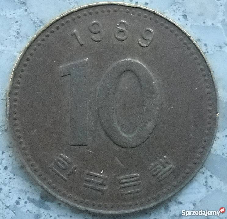 KOREA POŁUDNIOWA10 WON1989 rŚWIĄTYNIA mazowieckie Legionowo