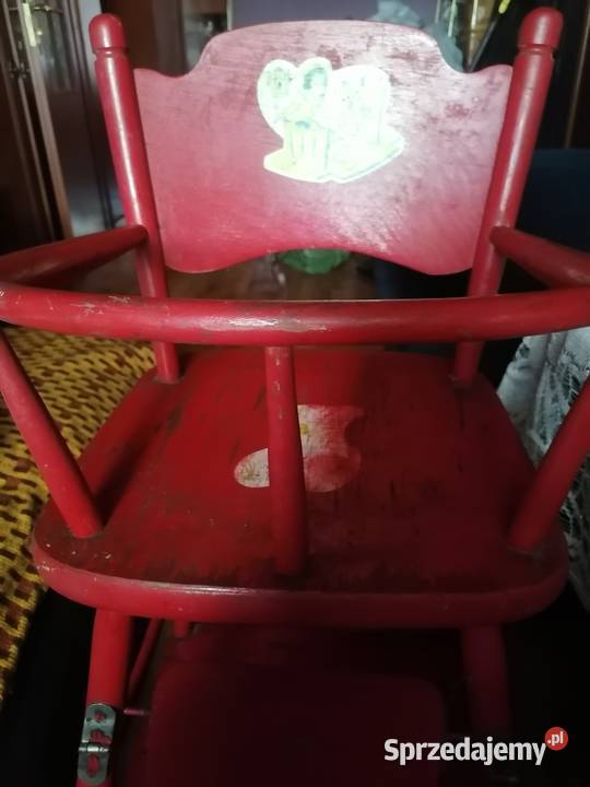 Krzesełko retro vintage z PRLU do karmienia Sosnowiec