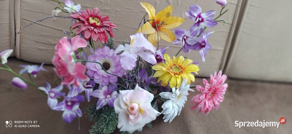 kwiaty sztuczne w wazonie ikabana Pozostałe wielkopolskie