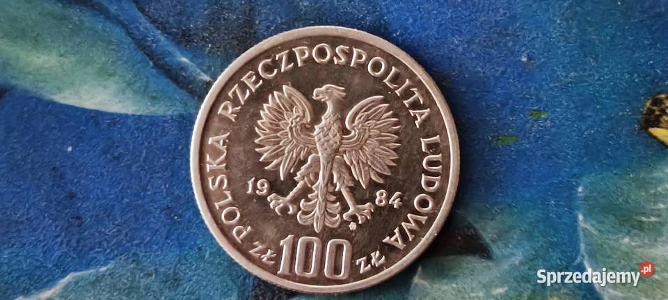 Monety PRL100 1984 Wincenty Witos Numizmatyka Gliwice