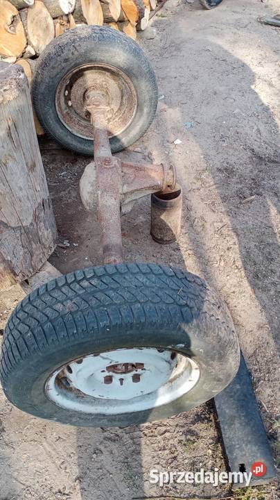 Most jugosłowiański Fiat 125p Samochody osobowe Janów Lubelski