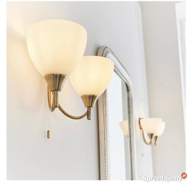 Anson Lighting Royal Antyczny mosiądz i szkło Bochnia sprzedam