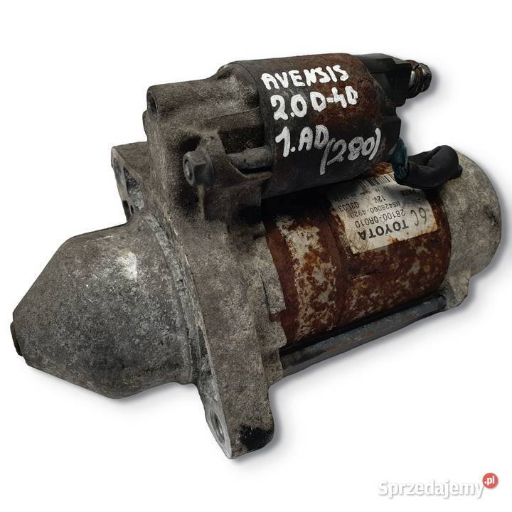 ROZRUSZNIK Toyota Avensis T25 20 D4D 281000R010 osobowe Układ elektryczny silnika