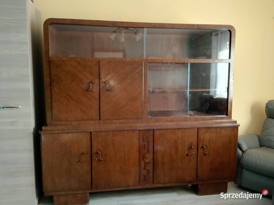 Kredens do renowacji głęboki solidny Chodzież