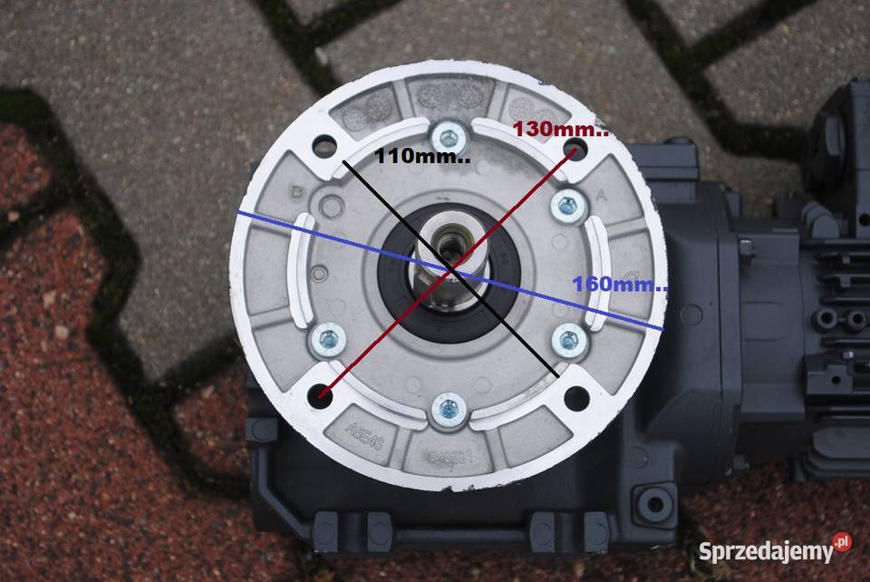 Motoreduktor kątowy 012kw 77obrmin SIEMENS