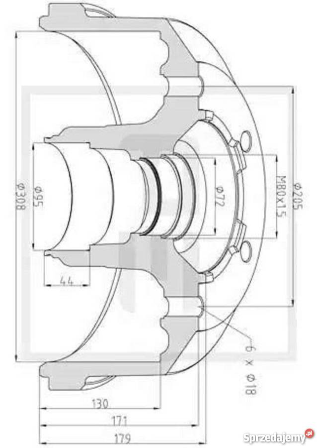 6743341904 Piastobęben bęben Mercedes 809 914 Częstochowa