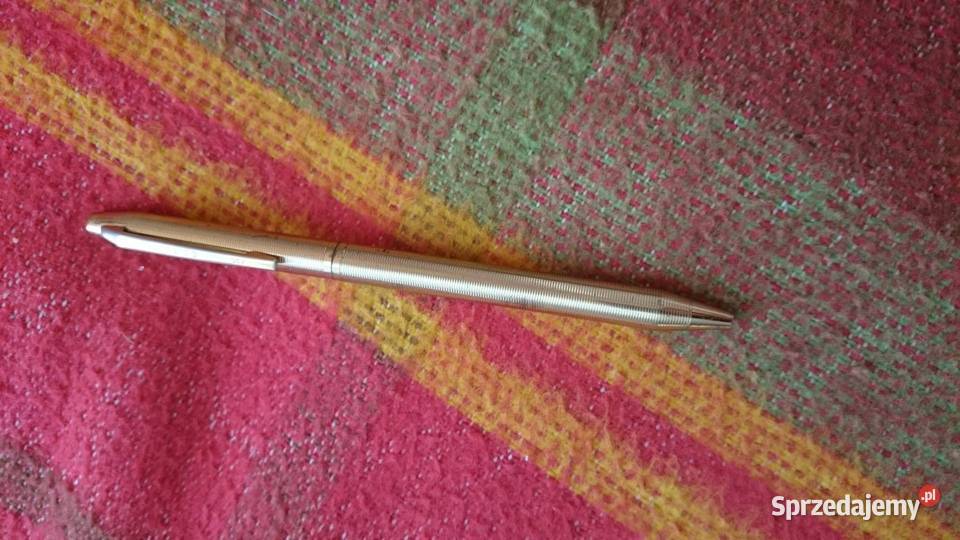 Stary dwukolorowy amerykański długopis unikat lubelskie