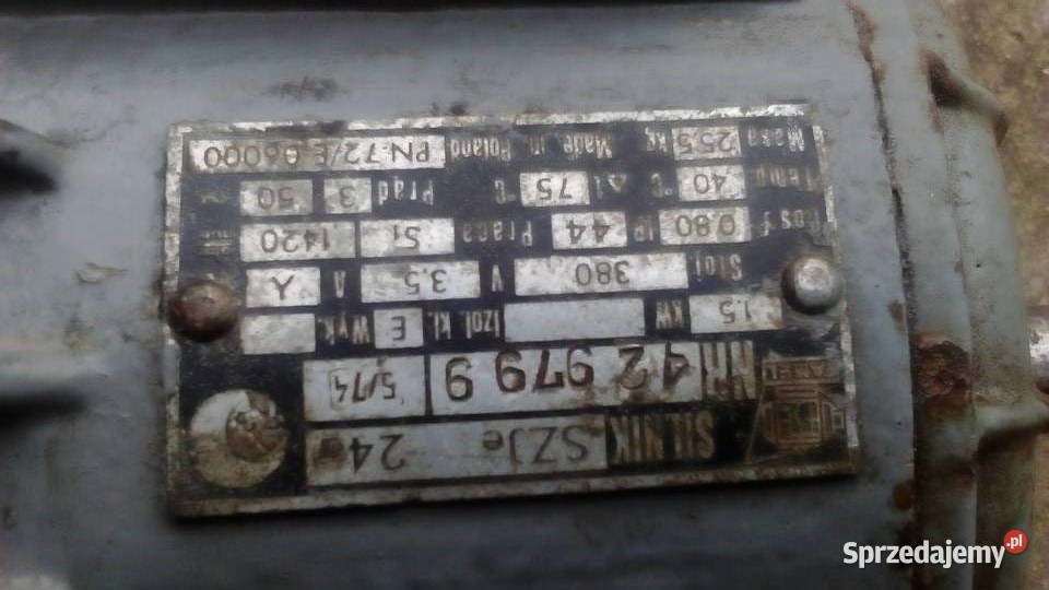 Silnik Elektryczny 15 kw 1420 obr 380220V mazowieckie Radom sprzedam