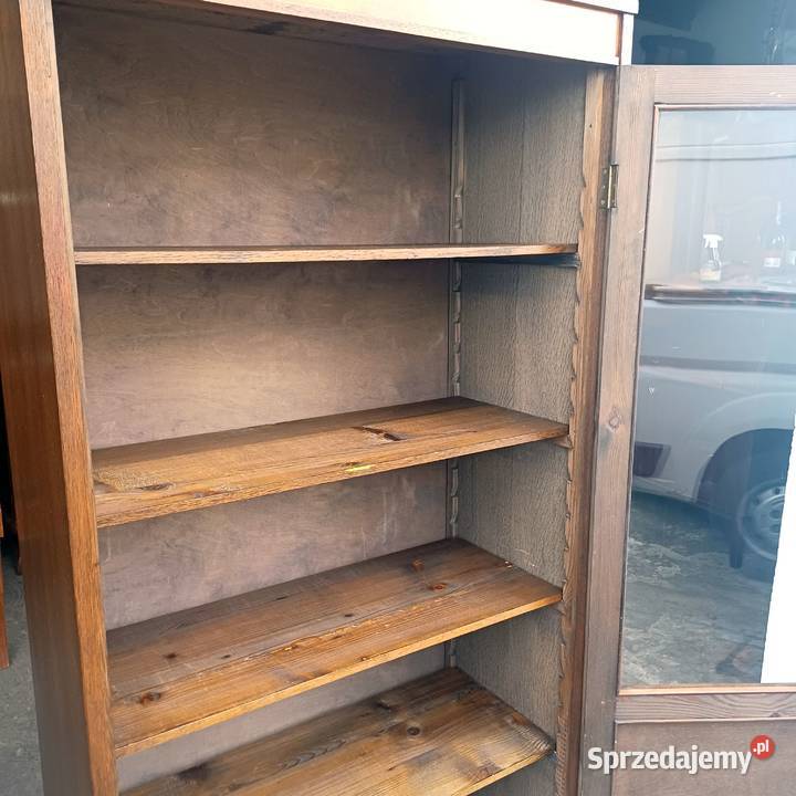 Oryginalna Secesyjna Serwantka Witryna Suchorzew sprzedam