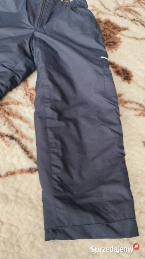 spodnie ocieplane rozmiar 110 kolor ciemny Spodnie