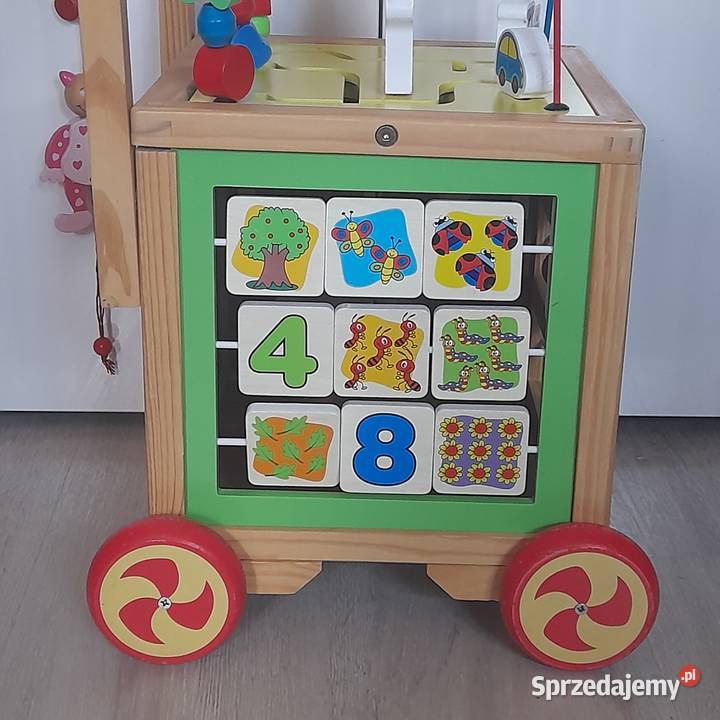 Interaktywny drewniany puchacz chodzik inne Zabawki Bogatynia sprzedam