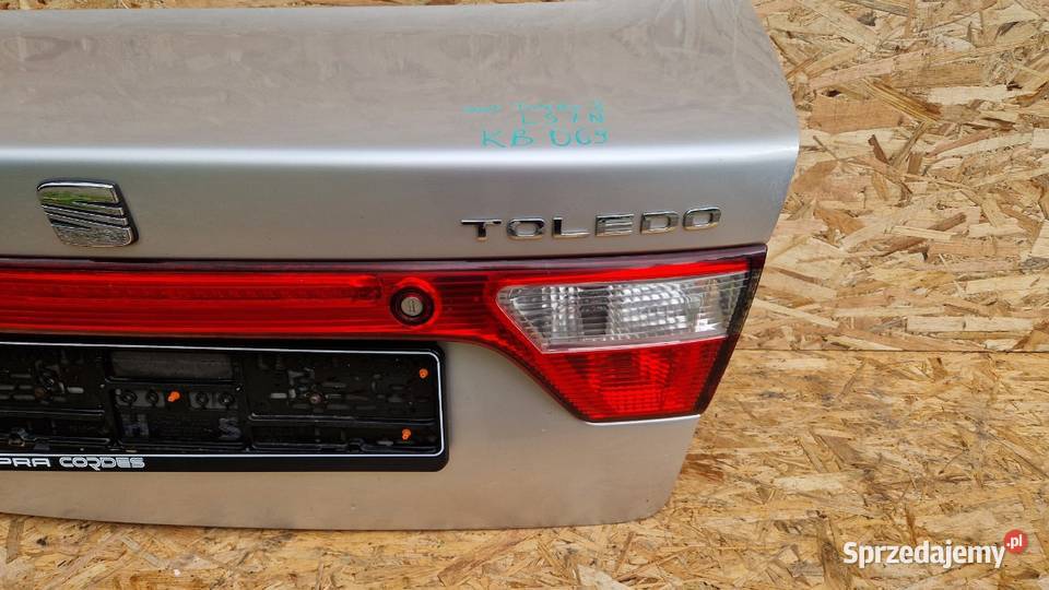 SEAT TOLEDO 2 II KLAPA BAGAŻNIKA KLAPA TYŁ LS7N Słowikowo